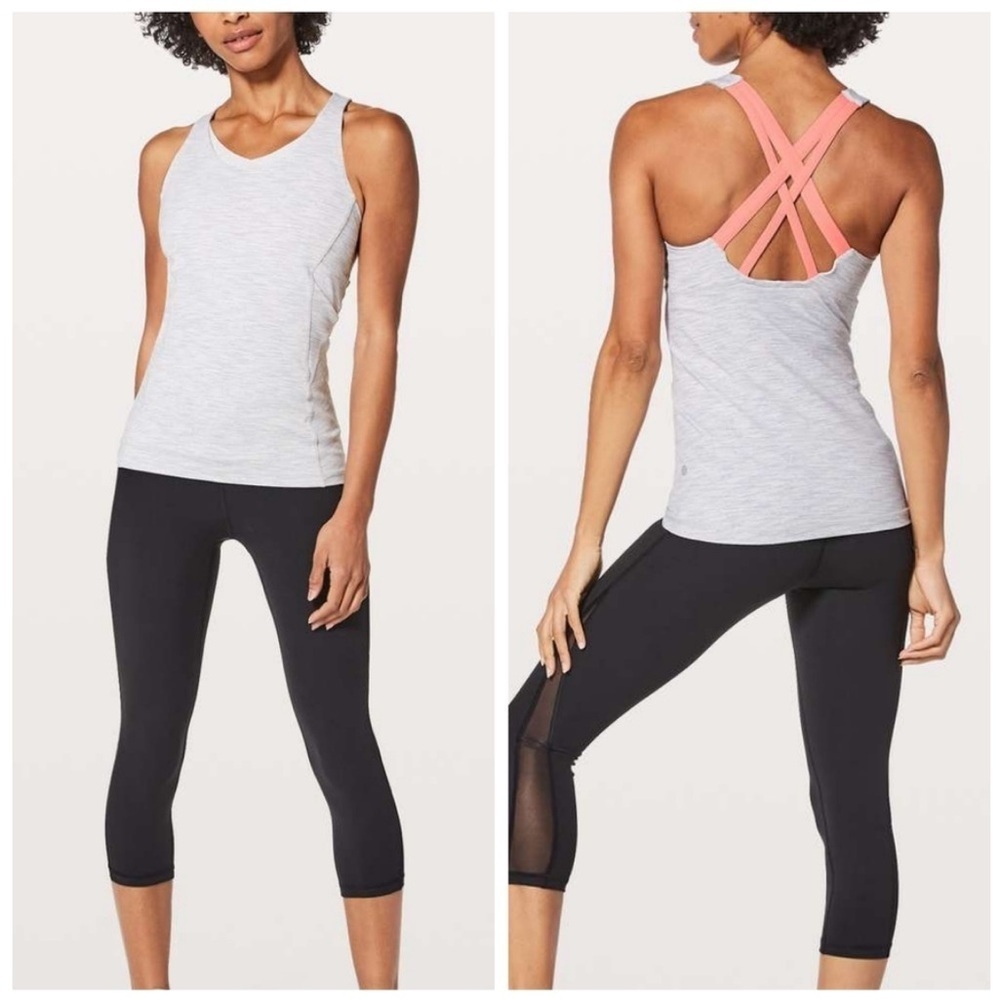 Lululemon Stash N Run Tank Wee Are From Space Nimbus Battleship / Light Coral 8